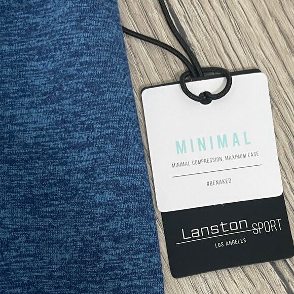 Lanston Sport Minimal Diamond Mesh 7/8 Legging Ocean Blue Black - XS - $128 - Picture 7 of 10